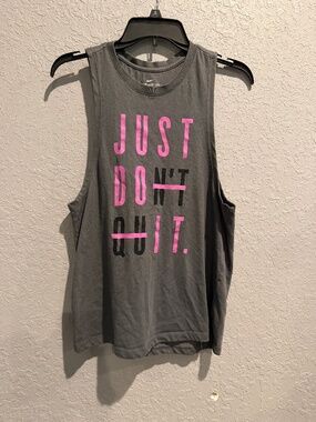 Nike Just Don't Quit Tank Top - Size S